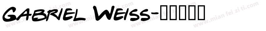 Gabriel Weiss字体转换